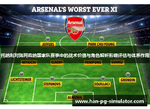 托纳利对阵阿森纳国家队赛事中的战术价值与角色解析影响评估与体系作用